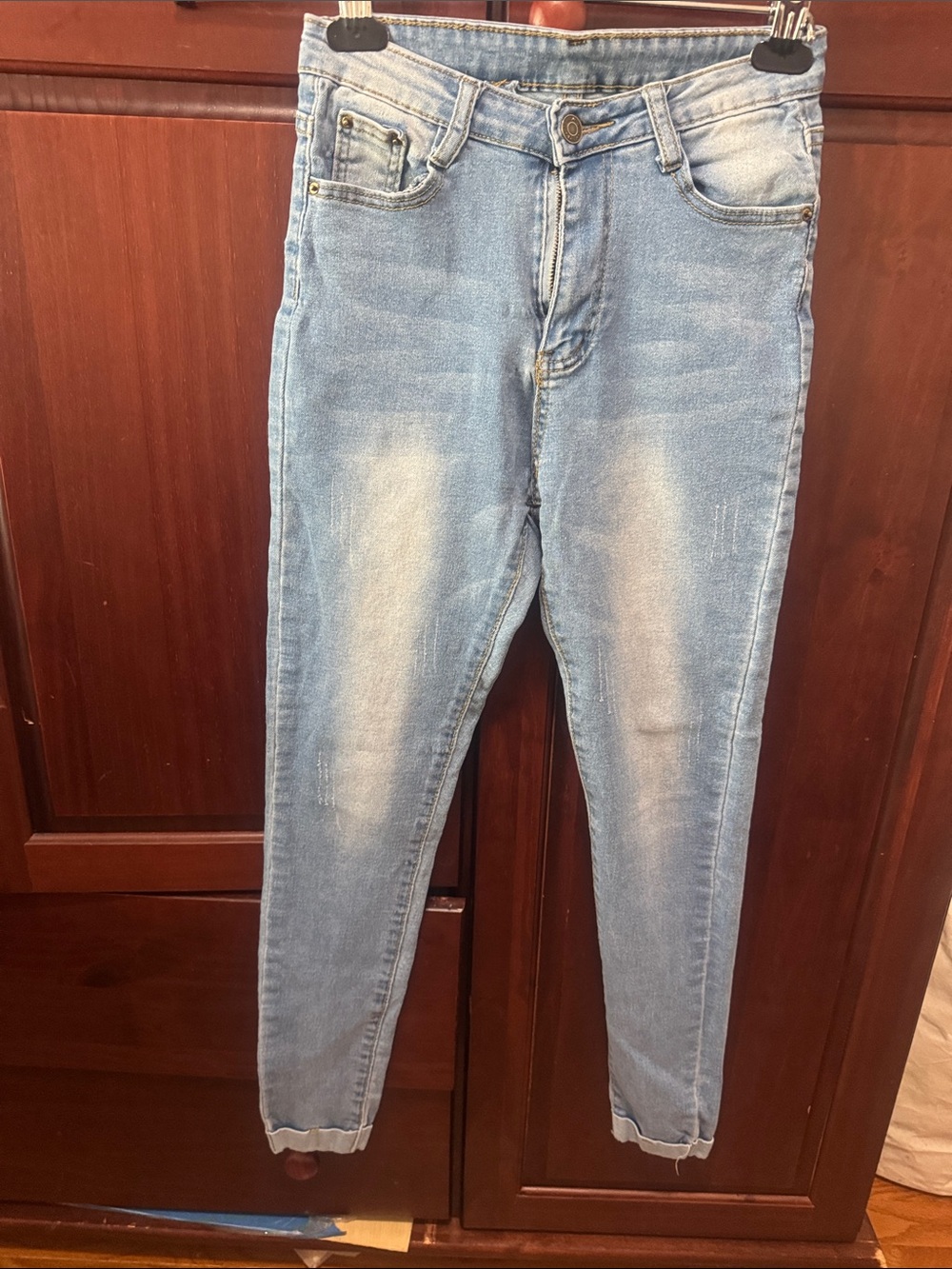 SHEIN Light Wash Skinny Men’s Jeans